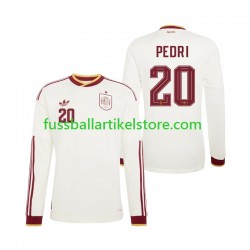 Spanien Auswärtsausrüstung Pedri 20 World Cup 2026 Herren Trikot L/S