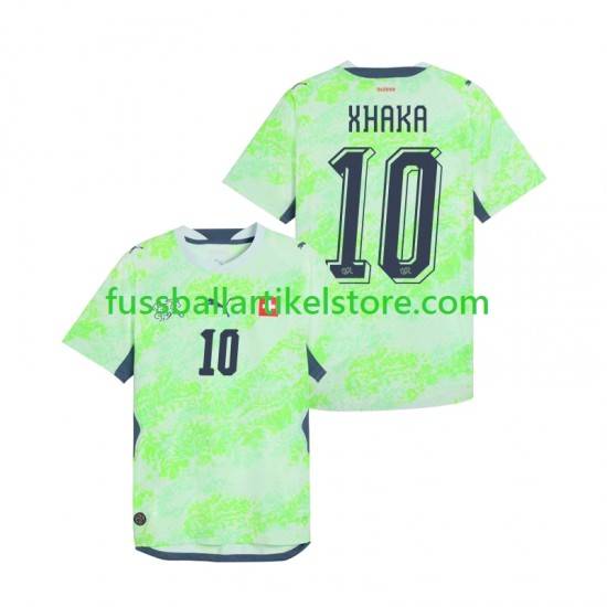 Schweiz Auswärtsausrüstung Granit Xhaka 10 World Cup 2026 Herren Trikot S/S