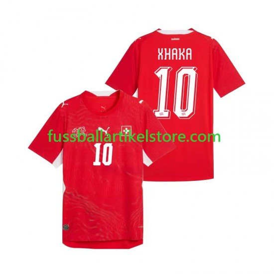 Schweiz Heimausrüstung Granit Xhaka 10 World Cup 2026 Herren Trikot S/S