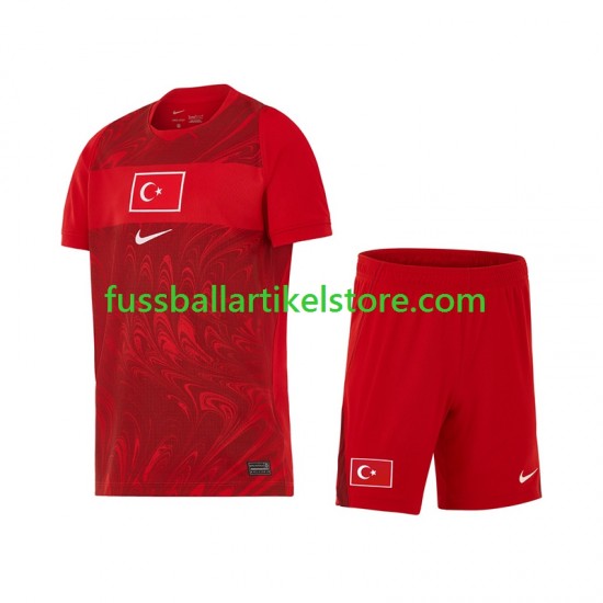 Türkei Heimausrüstung World Cup 2026 Kinder Set(Trikot und Hose) S/S