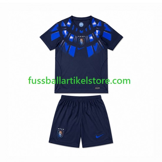 Uruguay Auswärtsausrüstung World Cup 2026 Kinder Set(Trikot und Hose) S/S