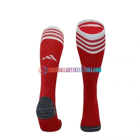 FC Bayern München Heim 2023-2024 Rot Fußballsocken