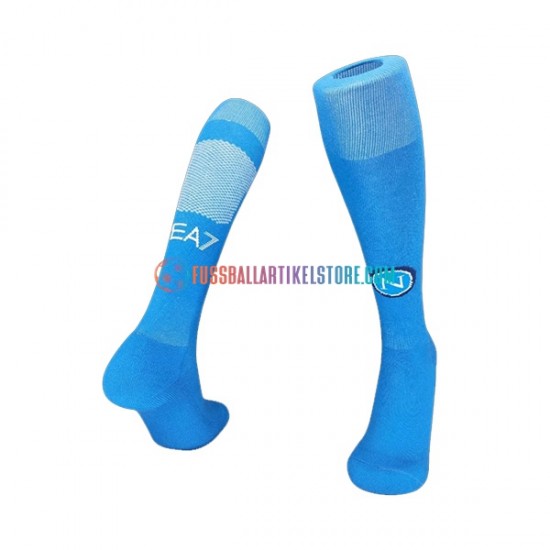 SSC Neapel Heim 2023-2024 Blau Fußballsocken