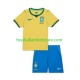 Brasilien Heimausrüstung World Cup 2026 Kinder Set(Trikot und Hose) S/S