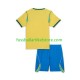 Brasilien Heimausrüstung World Cup 2026 Kinder Set(Trikot und Hose) S/S