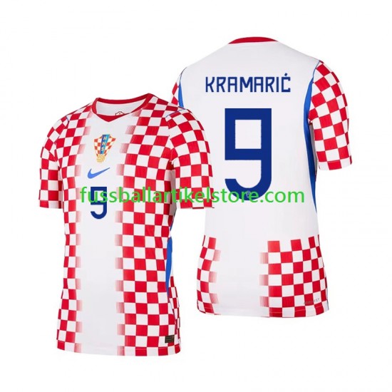 Kroatien Heimausrüstung Andrej Kramaric 9 World Cup 2026 Herren Trikot S/S