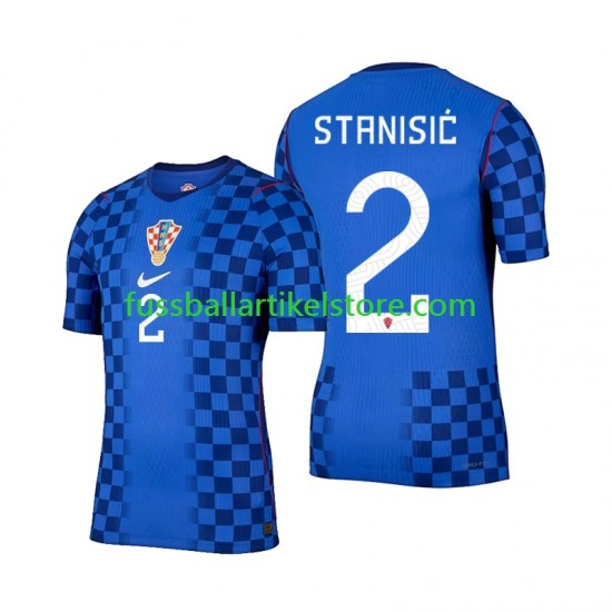 Kroatien Auswärtsausrüstung Josip Stanisic 2 World Cup 2026 Herren Trikot S/S