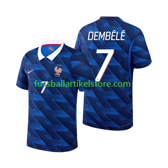 Frankreich Heimausrüstung Ousmane Dembele 7 World Cup 2026 Herren Trikot S/S