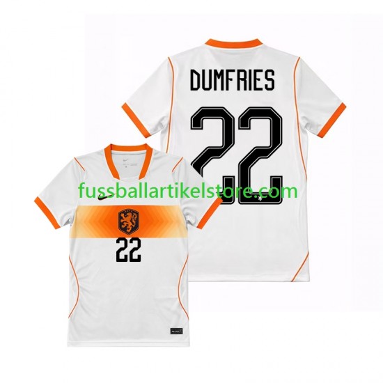 Niederlande Auswärtsausrüstung Denzel Dumfries 22 World Cup 2026 Herren Trikot S/S