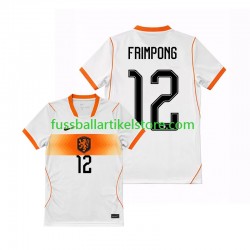 Niederlande Auswärtsausrüstung Jeremie Frimpong 12 World Cup 2026 Herren Trikot S/S