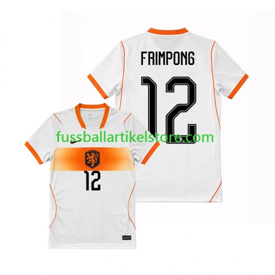 Niederlande Auswärtsausrüstung Jeremie Frimpong 12 World Cup 2026 Herren Trikot S/S