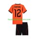 Niederlande Heimausrüstung Jeremie Frimpong 12 World Cup 2026 Kinder Set(Trikot und Hose) S/S