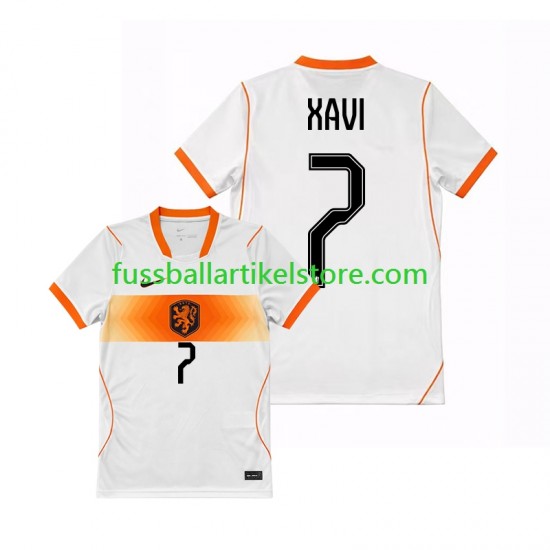 Niederlande Auswärtsausrüstung Xavi Simons 7 World Cup 2026 Herren Trikot S/S