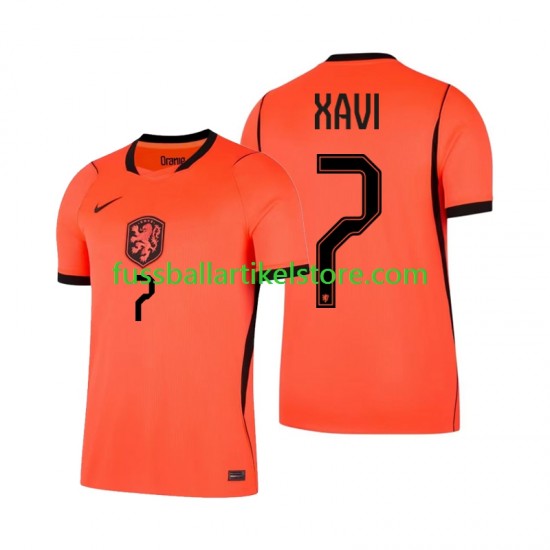 Niederlande Heimausrüstung Xavi Simons 7 World Cup 2026 Herren Trikot S/S