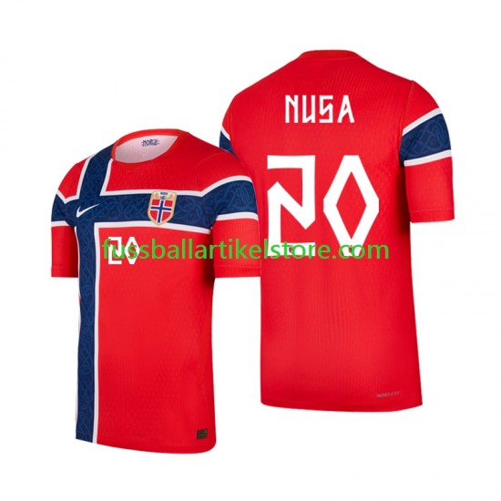 Norwegen Heimausrüstung Antonio Nusa 20 World Cup 2026 Herren Trikot S/S