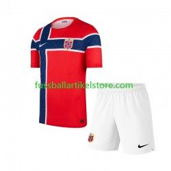Norwegen Heimausrüstung World Cup 2026 Kinder Set(Trikot und Hose) S/S