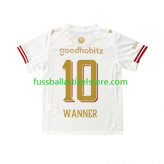 PSV Eindhoven Viertesausrüstung Paul Wanner 10 Efteling 2025-2026 Herren Trikot S/S