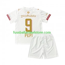 PSV Eindhoven Viertesausrüstung Ricardo Pepi 9 Efteling 2025-2026 Kinder Set(Trikot und Hose) S/S