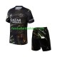 Paris Saint-Germain Viertesausrüstung Night Edition 2025-2026 Kinder Set(Trikot und Hose) S/S