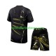 Paris Saint-Germain Viertesausrüstung Night Edition 2025-2026 Kinder Set(Trikot und Hose) S/S