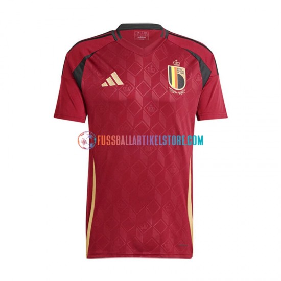 Belgien Heimausrüstung Euro 2024 Herren Trikot Rot S/S