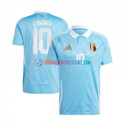 Belgien Auswärtsausrüstung Romelu Lukaku 10 Euro 2024 Herren Trikot Blau S/S