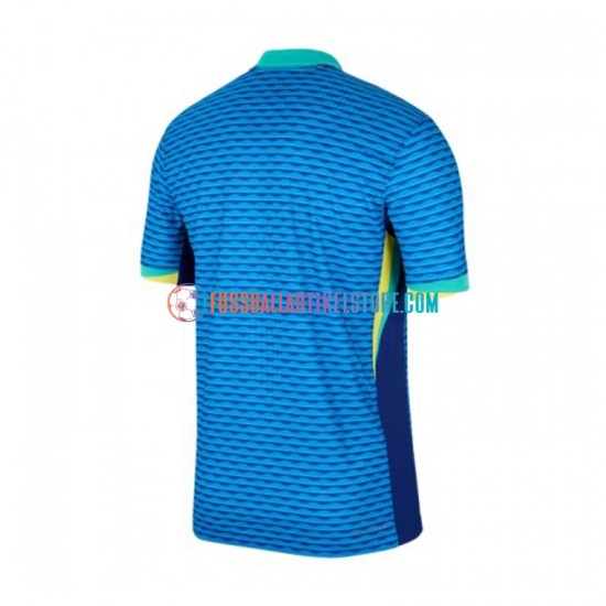 Brasilien Auswärtsausrüstung Copa America 2024 Herren Trikot Blau S/S