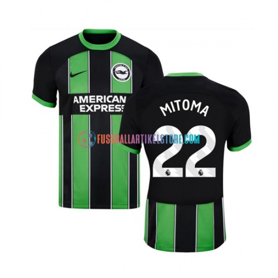 Brighton Hove Albion Auswärtsausrüstung Mitoma 22 2023-2024 Herren Trikot S/S