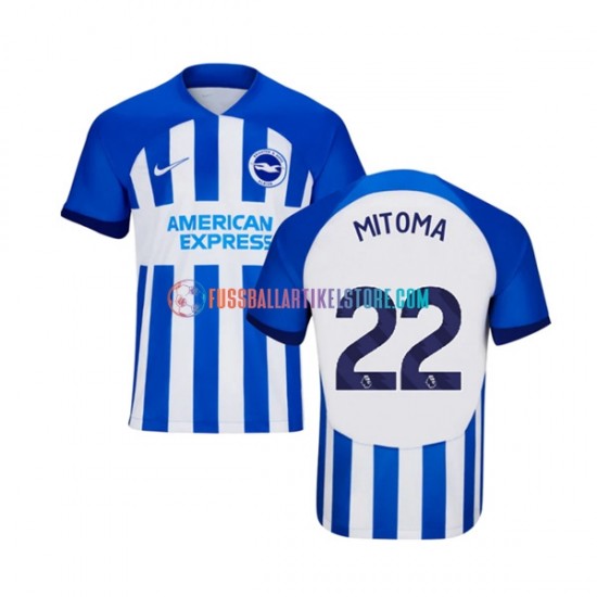 Brighton Hove Albion Heimausrüstung Mitoma 22 2023-2024 Herren Trikot S/S