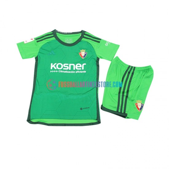 CA Osasuna Ausweichausrüstung 2023-2024 Kinder Set(Trikot und Hose) Grün S/S