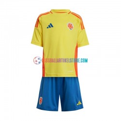 Kolumbien Heimausrüstung Copa America 2024 Kinder Set(Trikot und Hose) S/S