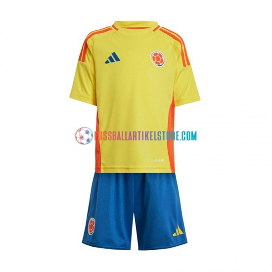 Kolumbien Heimausrüstung Copa America 2024 Kinder Set(Trikot und Hose) S/S