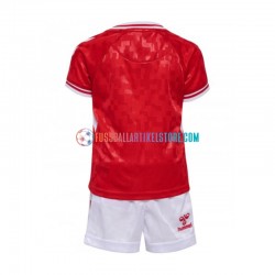 Dänemark Heimausrüstung Euro 2024 Kinder Set(Trikot und Hose) Rot S/S