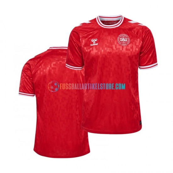 Dänemark Heimausrüstung Euro 2024 Herren Trikot Rot S/S