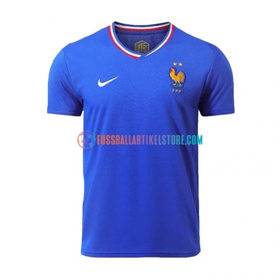 Frankreich Heimausrüstung Euro 2024 Herren Trikot Blau S/S