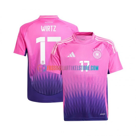 Deutschland Auswärtsausrüstung Florian Wirtz 17 Euro 2024 Herren Trikot S/S