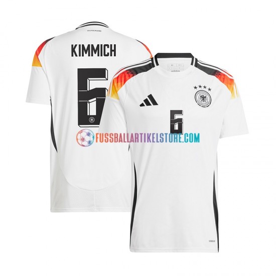 Deutschland Heimausrüstung Joshua Kimmich 6 Euro 2024 Herren Trikot Weiß S/S