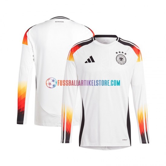 Deutschland Heimausrüstung Euro 2024 Herren Trikot Weiß L/S