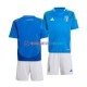 Italien Heimausrüstung Euro 2024 Kinder Set(Trikot und Hose) Blau S/S