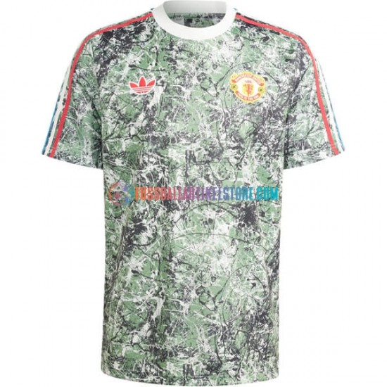 Manchester United Heimausrüstung Stone Roses 2023-2024 Herren Trikot S/S