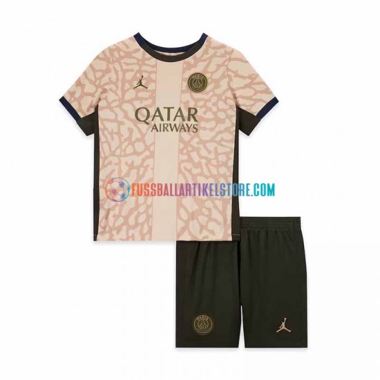 Paris Saint-Germain Viertesausrüstung 2023-2024 Kinder Set(Trikot und Hose) S/S