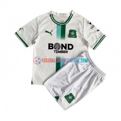 Plymouth Argyle Heimausrüstung Auswärtsausrüstung 2023-2024 Kinder Set(Trikot und Hose) Grün S/S