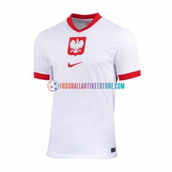 Polen Heimausrüstung Euro 2024 Herren Trikot Weiß S/S