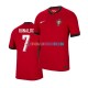 Portugal Heimausrüstung Cristiano Ronaldo 7 Euro 2024 Herren Trikot Rot S/S