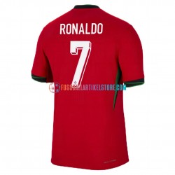 Portugal Heimausrüstung Cristiano Ronaldo 7 Euro 2024 Herren Trikot Rot S/S