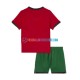 Portugal Heimausrüstung Euro 2024 Kinder Set(Trikot und Hose) Rot S/S
