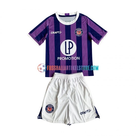 Auswärtsausrüstung Toulouse 2023-2024 Kinder Set(Trikot und Hose) S/S