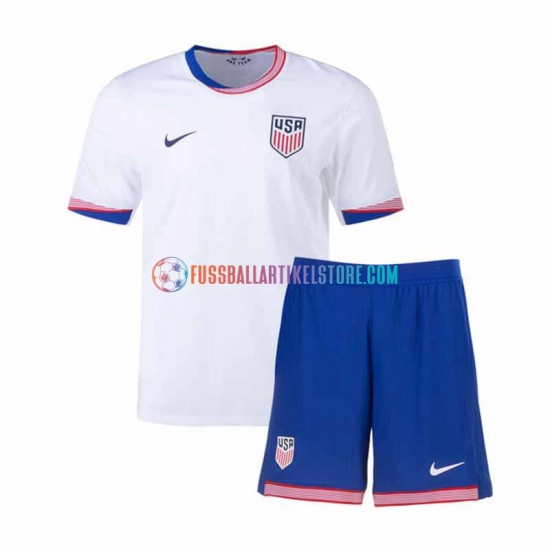 USA Heimausrüstung 2024 Kinder Set(Trikot und Hose) S/S