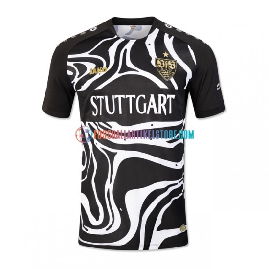 VfB Stuttgart Heimausrüstung Special 2023-2024 Herren Trikot Schwarz S/S