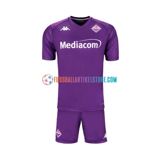 AC Florenz Heimausrüstung 2024-2025 Kinder Set(Trikot und Hose) Rot S/S